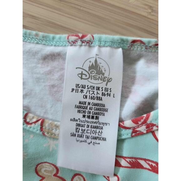 Disney Parks Mickey Gingerbread Holiday Pajama Set - Size Small - Picture 3 of 3